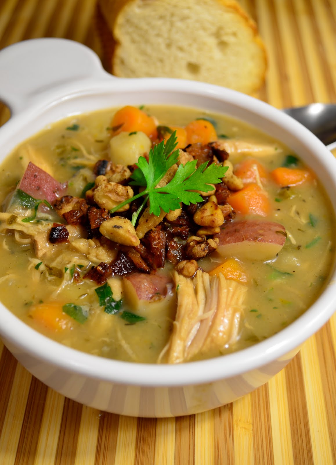 iron stef apple cider chicken stew