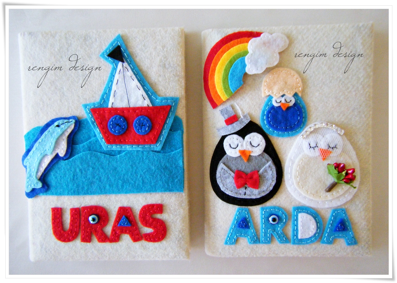 Rengim Design İsme Özel ♥ Bebek Anı Defteri