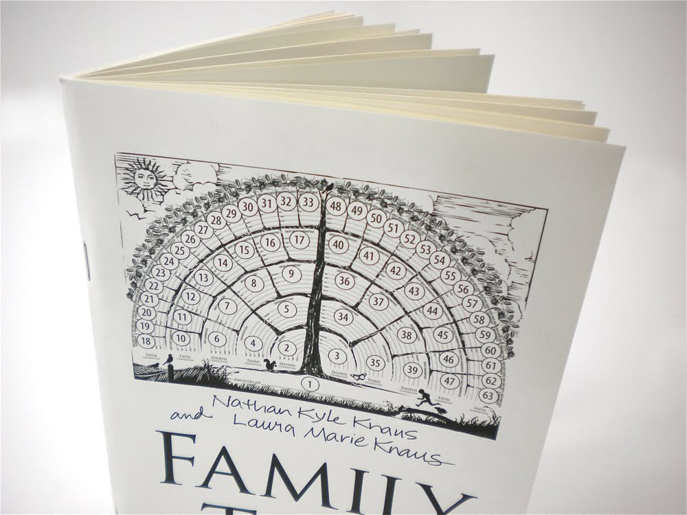 family tree notebook 2 books per order gifts for baby men women