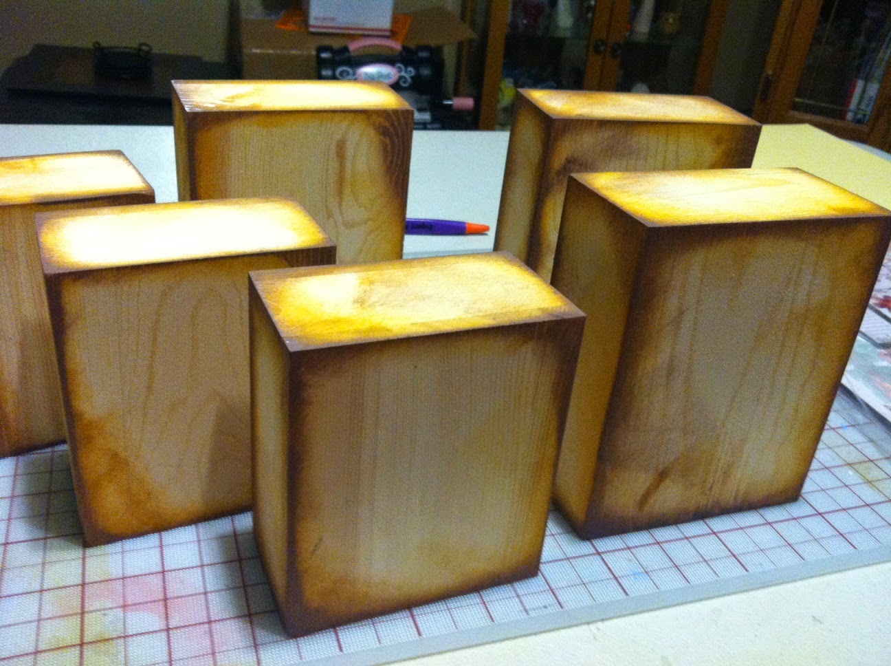 decorative wood blocks