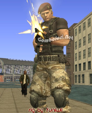Jack Krauser Skin from Resident Evil for GTA San Andreas