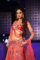 Bollywood and Tollywood acress Mallika, Sherawat,curves in bridal dress,