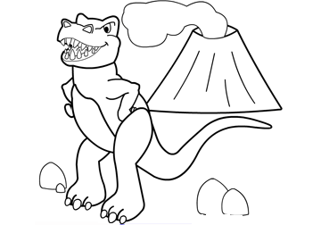 Drawing and Coloring Pictures Of Dinosaurs