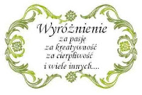 Wyróżnienie od Ani