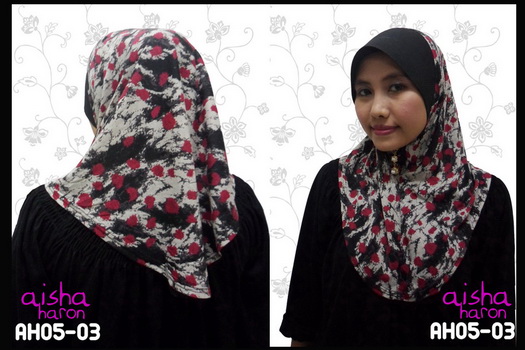 Tudung Cotton Corak Tudung Cotton Corak