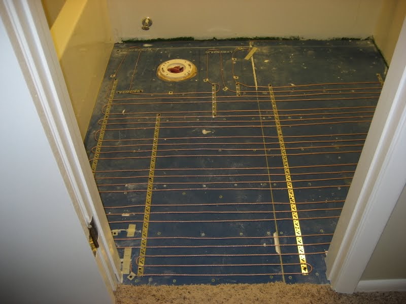 Making It Too Perfect Marble Heated Floor Tutorial