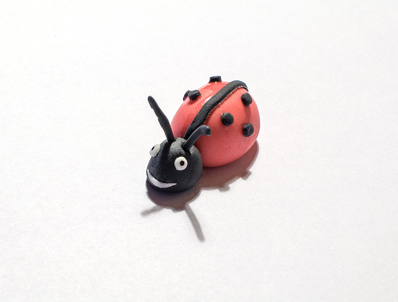 Ladybug fondant figure Ladybug fondant figure