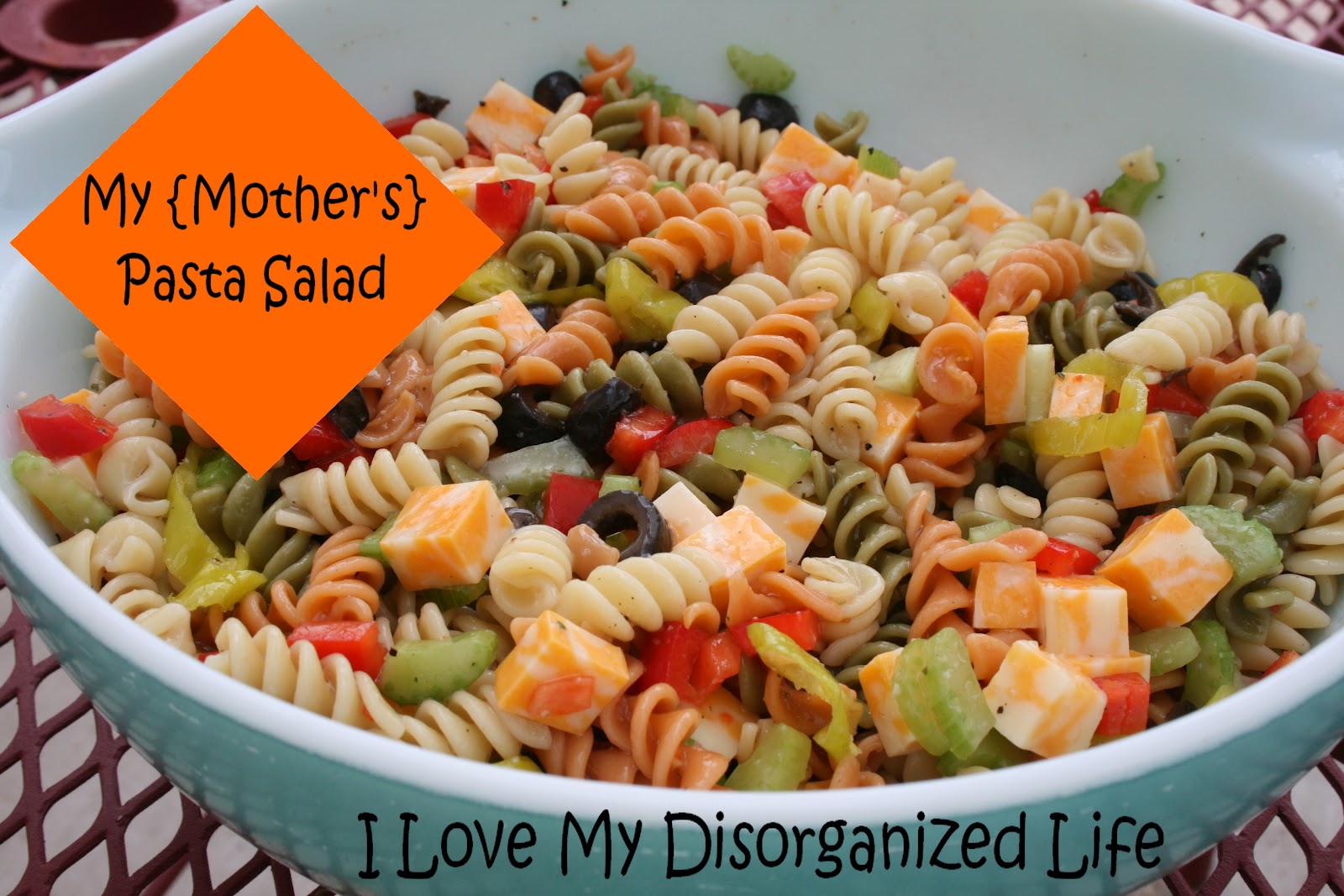 Pasta Salad Easy Classic Recipe {i love} my life