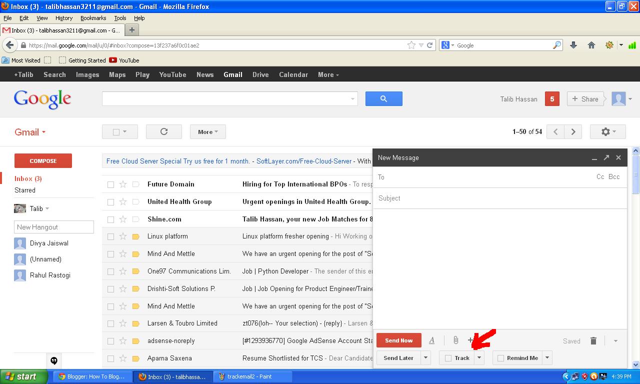 how to check the size of an email in gmail