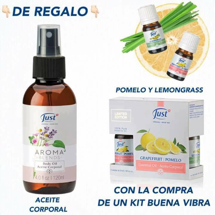 SwissJust Julia Argentina LANZAMIENTO DUO BUENA VIBRA ACEITE DE