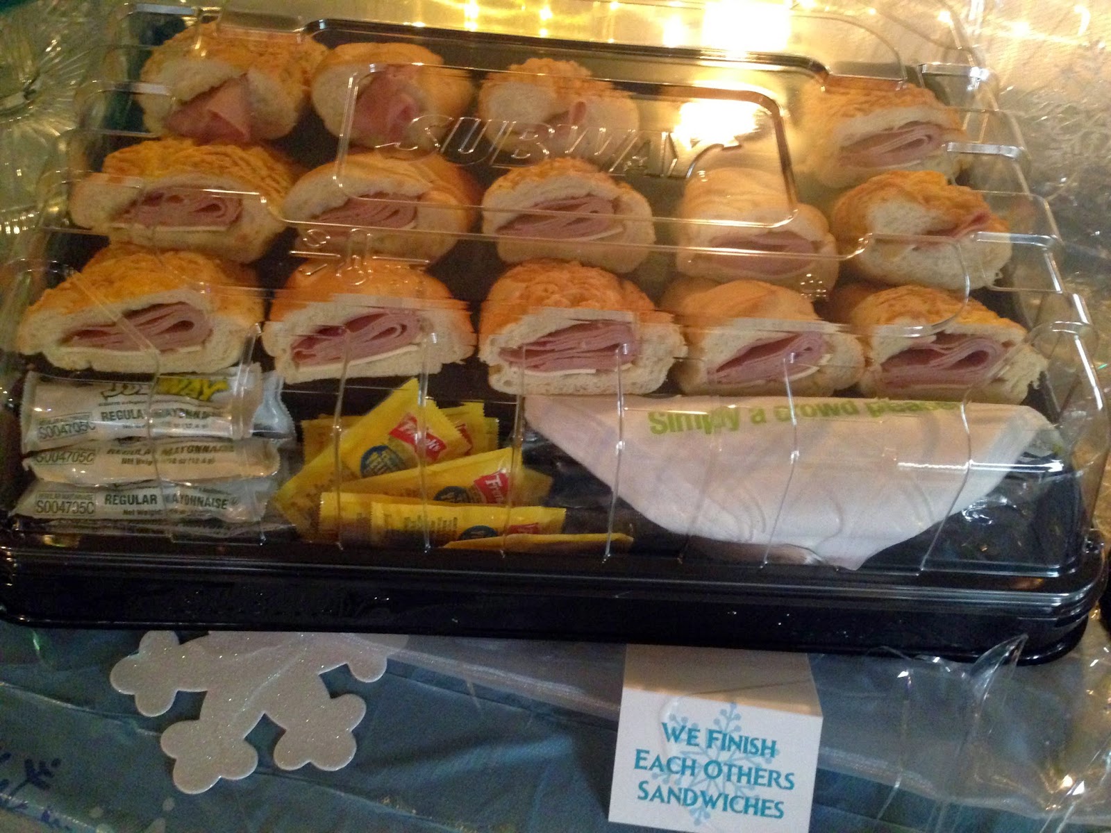SandwichesFrozen Birthday Party: We Finish Each Other's Sandwiches + more ideas from Alice Scraps Wonderland Frozen Birthday Party: We Finish Each Other's Sandwiches + more ideas from Alice Scraps Wonderland