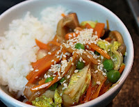 Stir-Fry de Vegetais e Eryngui Stir-Fry de Vegetais e Eryngui (vegana)