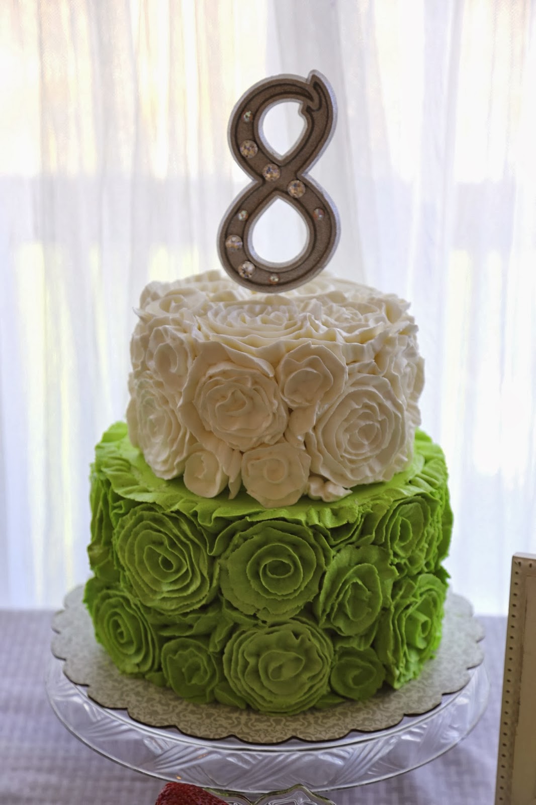 Buttercream Ruffle Rosette Tutorial