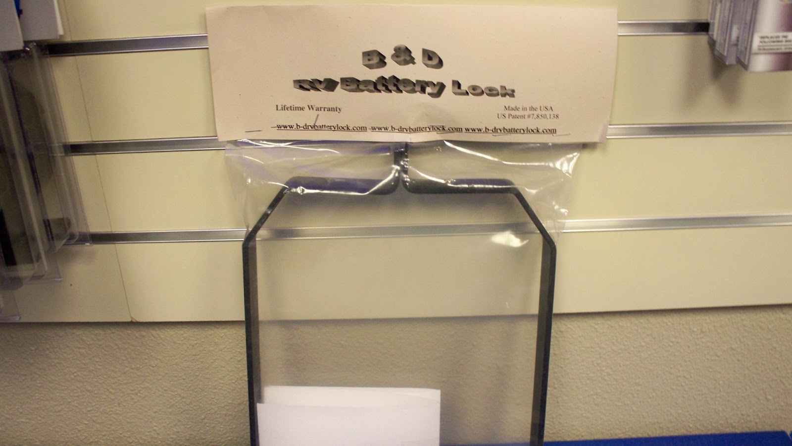 NW RVenture The B & D RV Battery Lock!