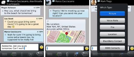 BlackBerry Messenger 6.0.1 disponible para su descarga