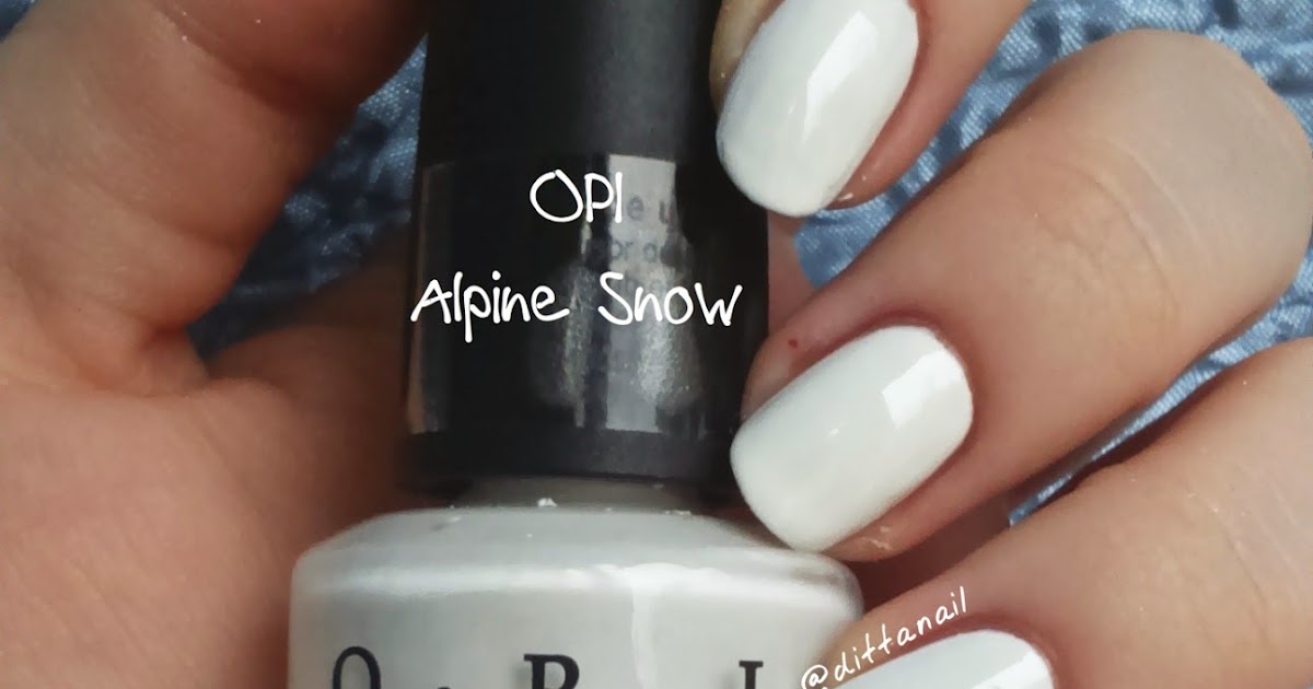 10. OPI Infinite Shine in "Alpine Snow" - wide 4