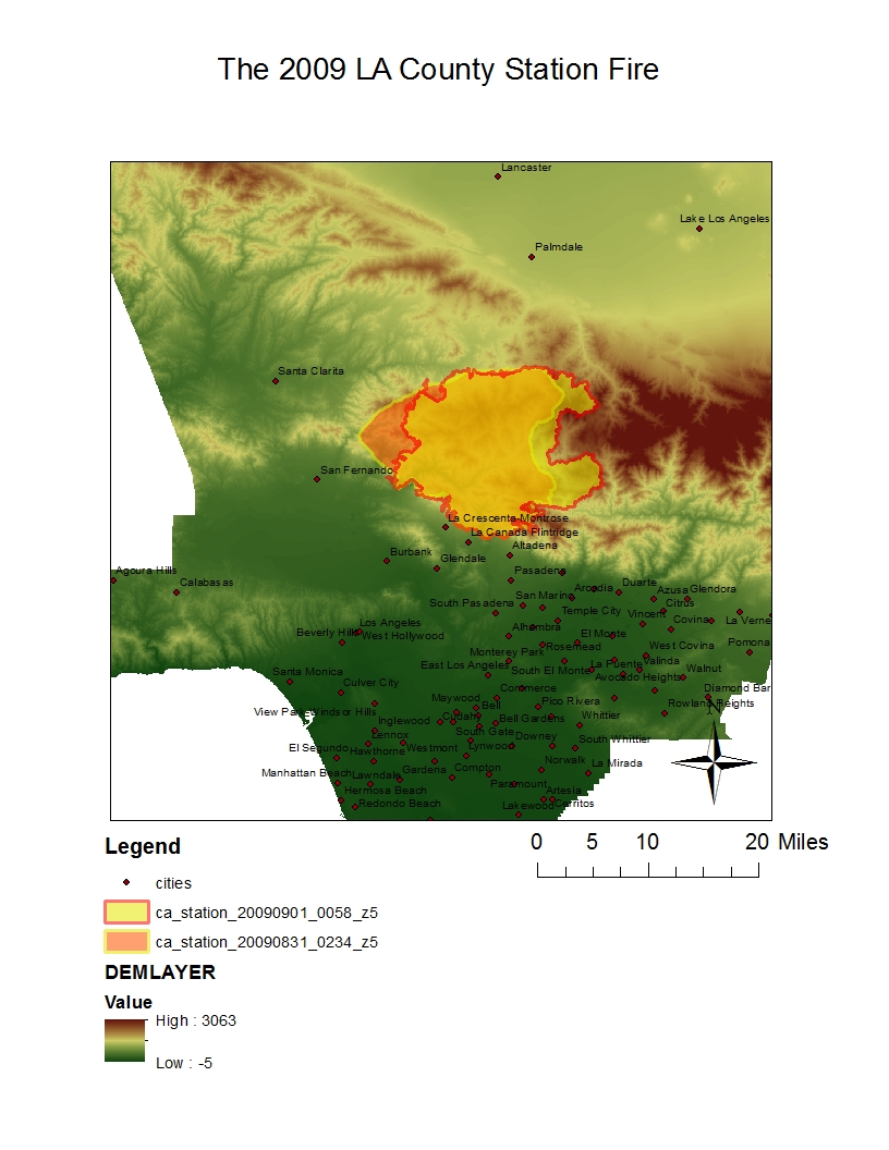 the los angeles county station fire was a series of fires that began in the angeles national forest that raged on for a little under two months the los angeles county station fire was a series of fires that began in the angeles national forest that raged on for a little under two months