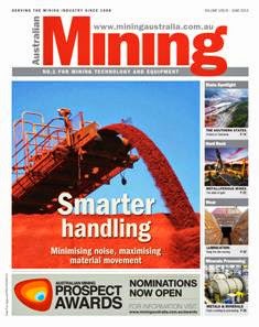 Australian Mining - June 2013 | ISSN 0004-976X | TRUE PDF | Mensile | Professionisti | Impianti | Lavoro | Distribuzione
Established in 1908, Australian Mining magazine keeps you informed on the latest news and innovation in the industry.