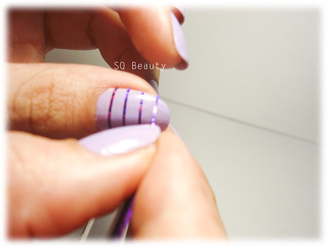 Nail Friday: Rayado metalizado, Metallic stripes Manicura Manicure Silvia Quirós