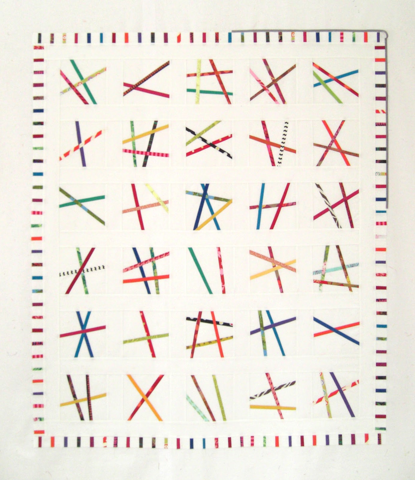 Selvage Blog Thin Sticks, a Modern Quilt