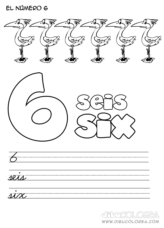 Numeros Para Colorear Del 1 Al 10 En Ingles Imagui