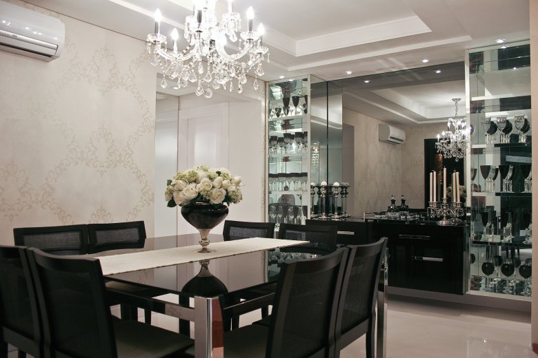 15 salas de jantar com lustres clássicos veja ambientes lindos ... Infantil Lustres décor