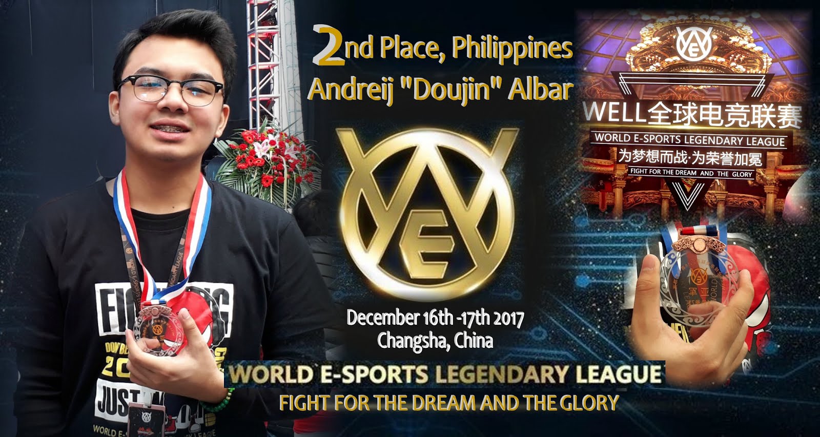 2nd Place, "WELL" World E-sports Legendary League