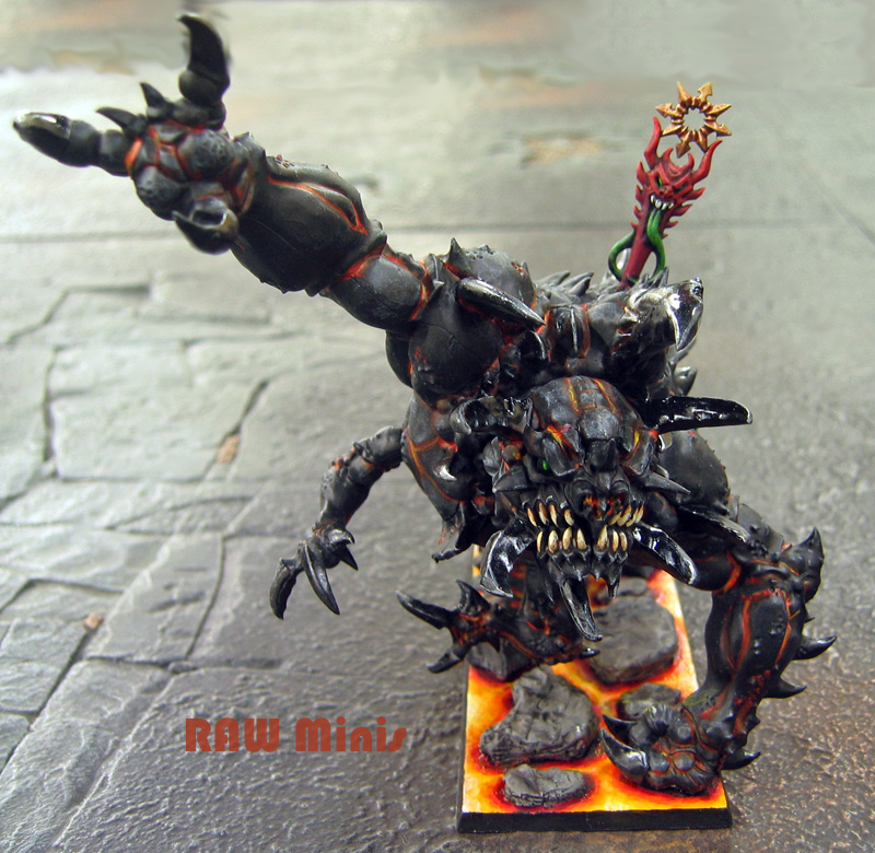 How To Painting Lava With a Slaughterbrute Wargaming Hub