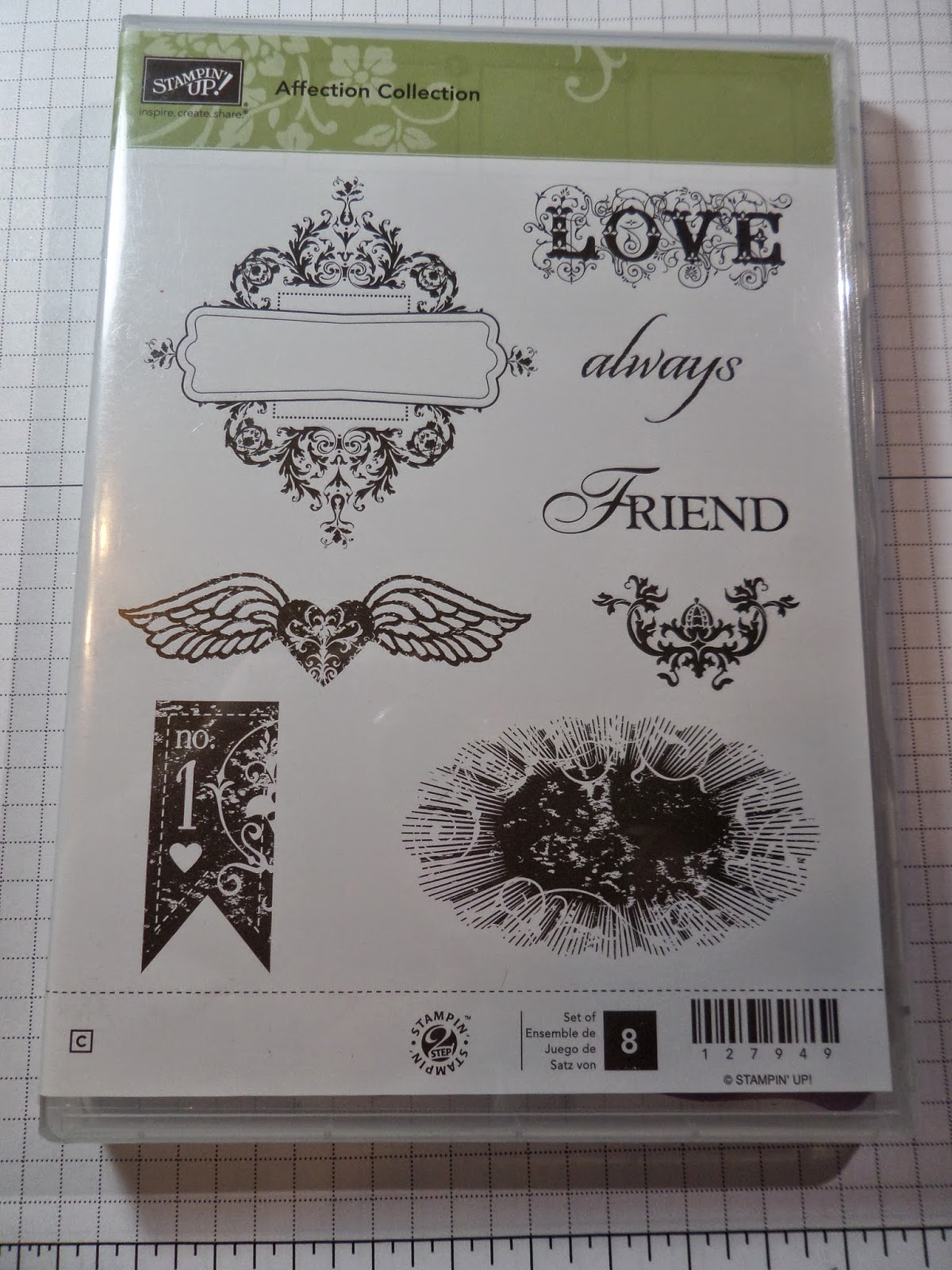 Retired Stampin' Up! Stamp Sets Affection Collection