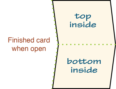 quarter fold envelope