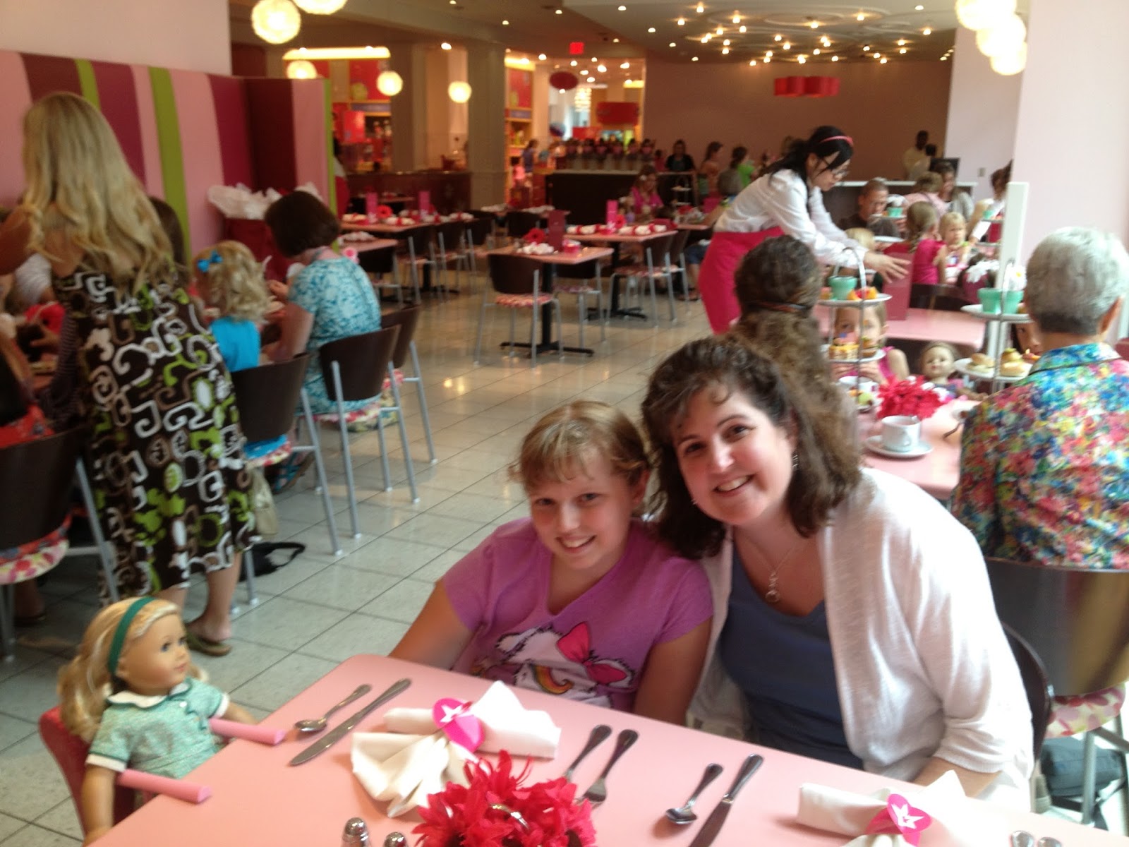 american girl store tea