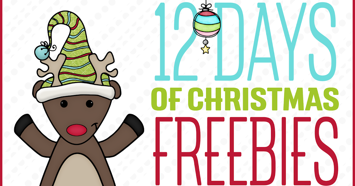 The 3am Teacher 12 Days of Christmas Freebies Free Holiday Clipart