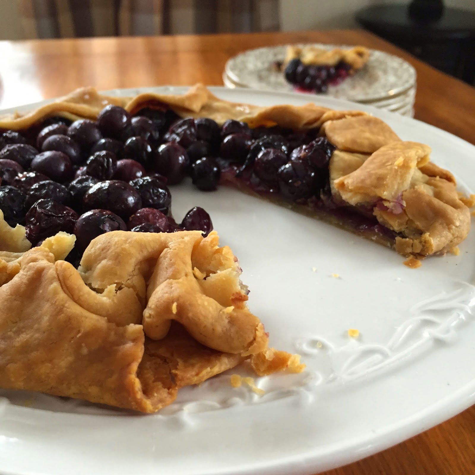 Food Impressions Blueberry Galette Julia Child Style!