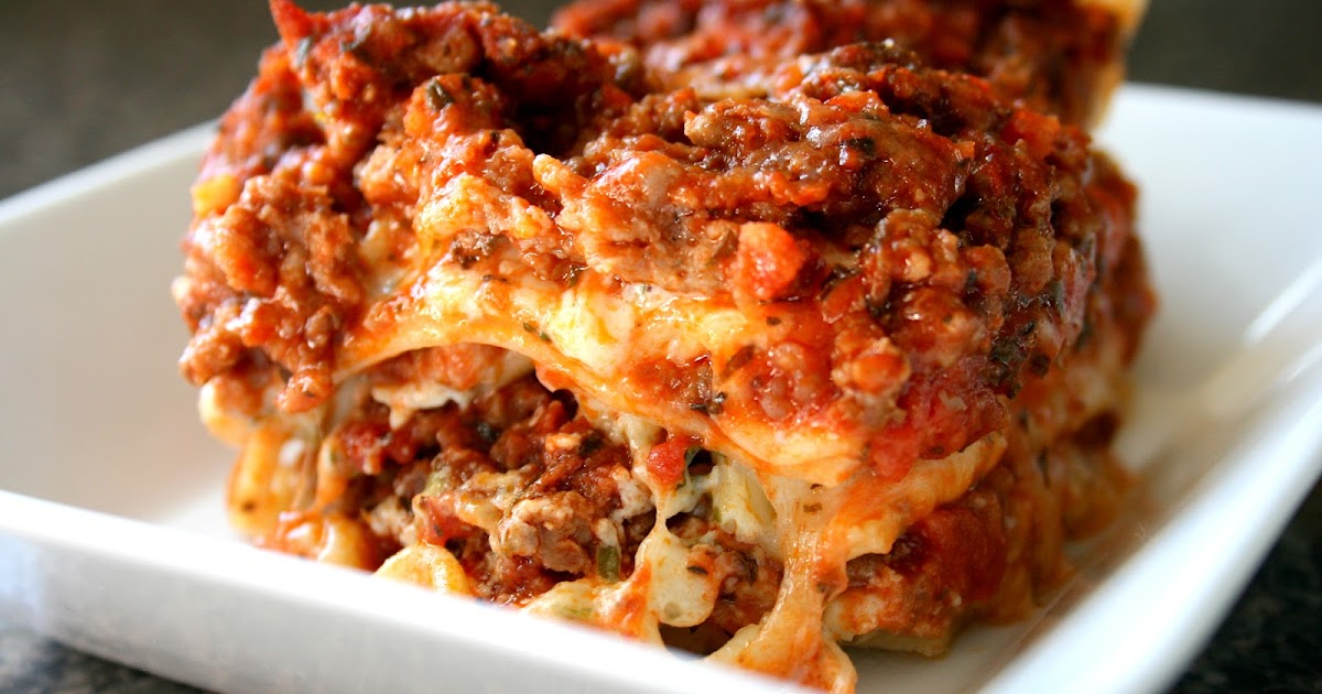 BREANNA'S RECIPE BOX Lasagna