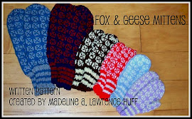 Fox and Geese Mittens