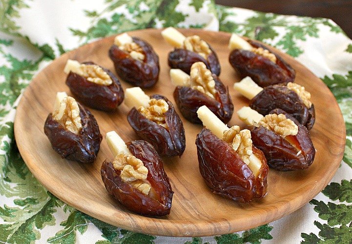 Dates with Walnuts and Parmesan Apple A Day
