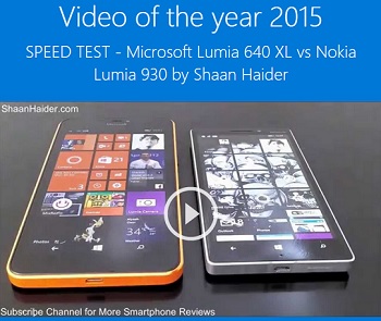 Winner of Microsoft Lumia"Best Video Review of 2015" Award