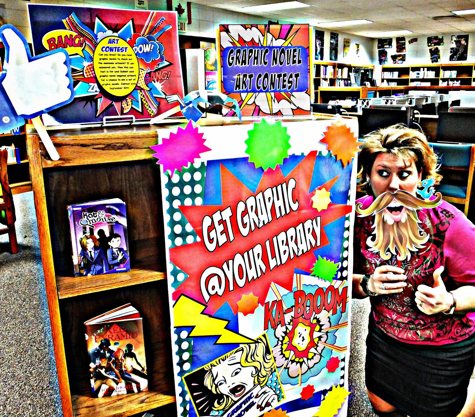 Library Displays Graphic Novel Art Competition