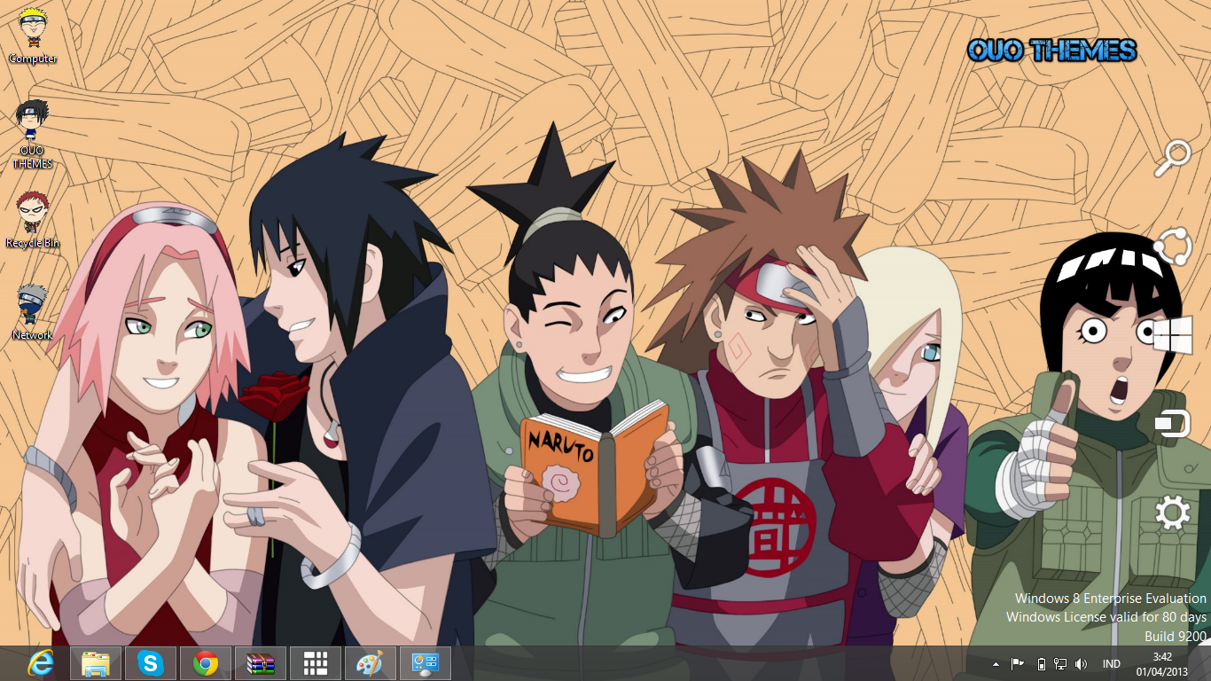Naruto Road To Ninja Theme For Windows 7 And 8 - 13 July 2013 - Offical