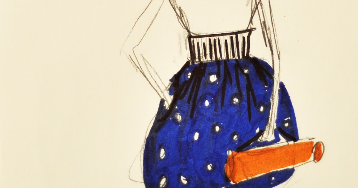 day by day by day bubble skirt drawing