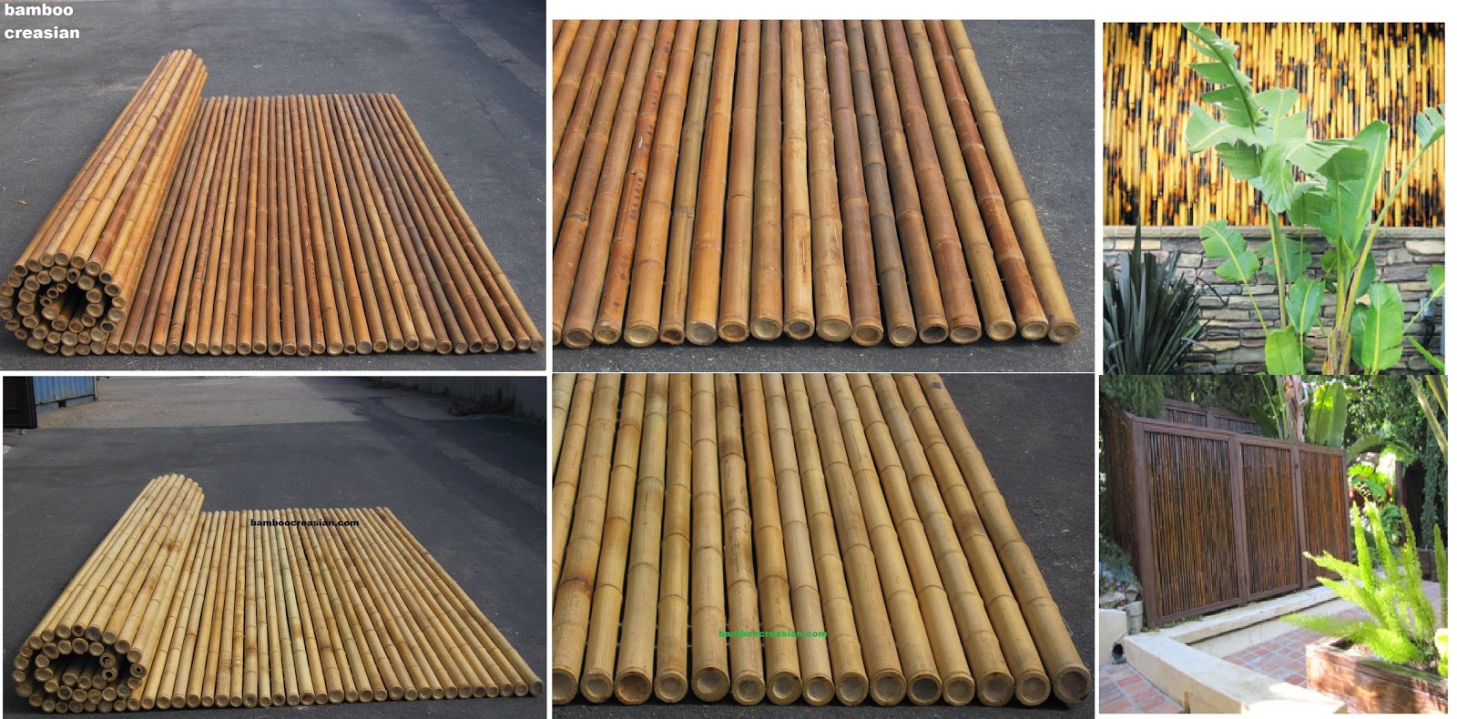 Quality Bamboo and Asian Thatch Bamboo fences bamboo poles natural