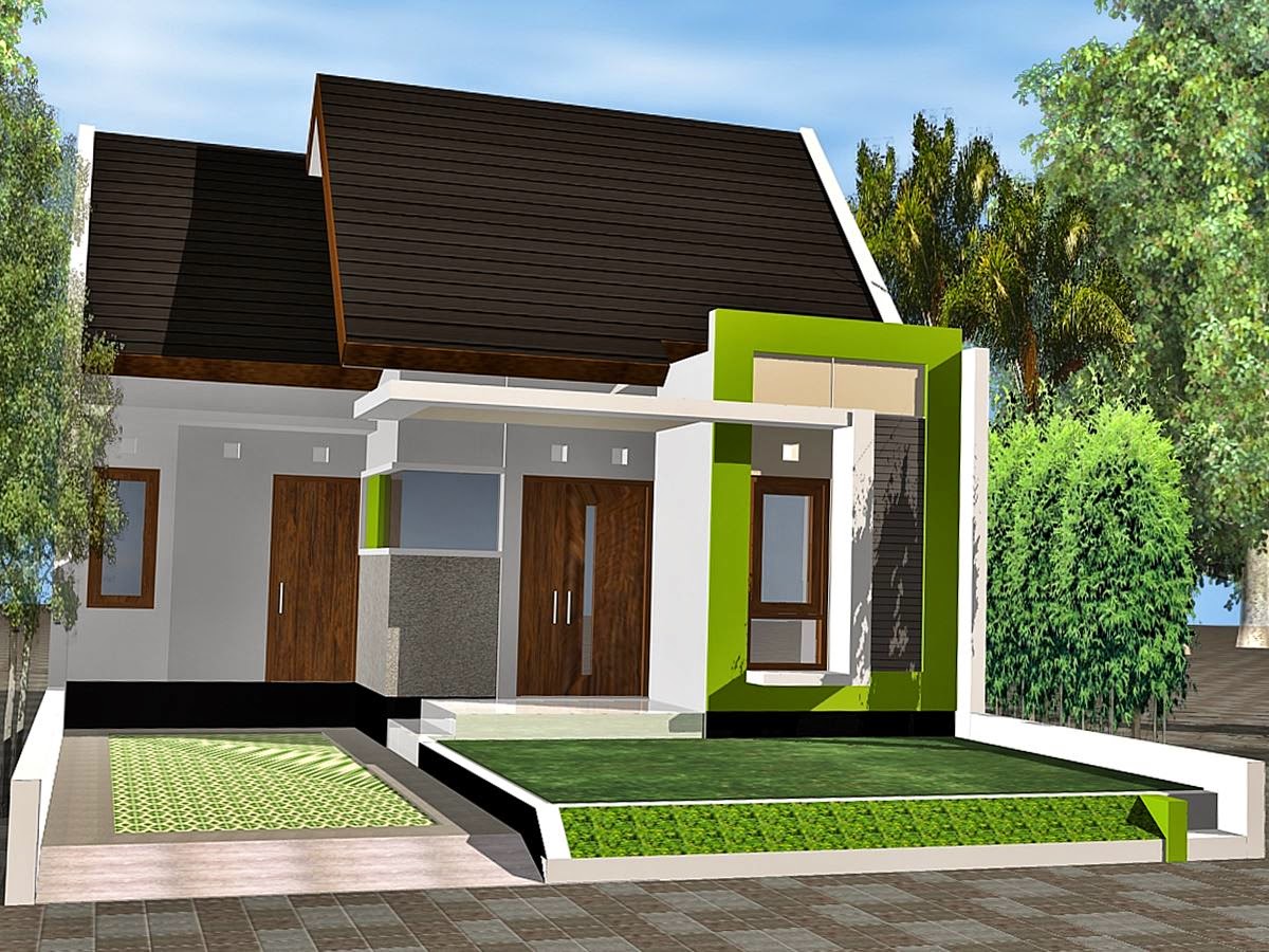 Kumpulan Gambar Desain Rumah Hook minimalis 1 Lantai Type 45 Terbaru