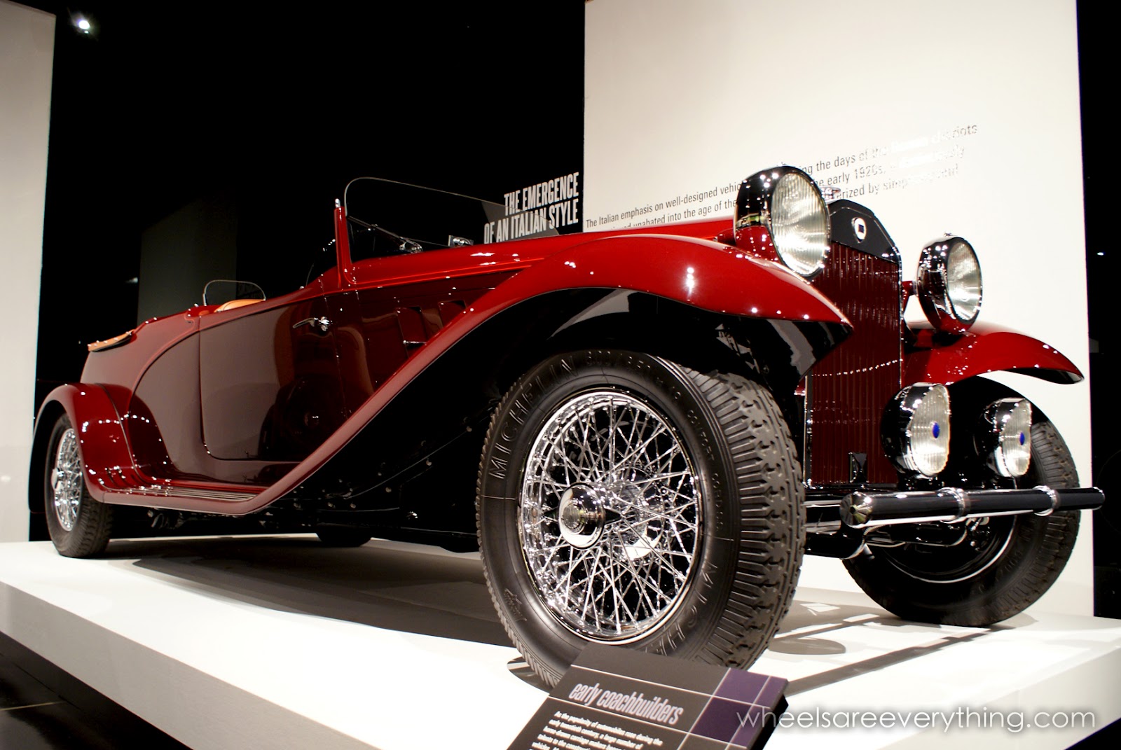 Wheels Are Everything Petersen Automotive Museum Italian Design Exhibit