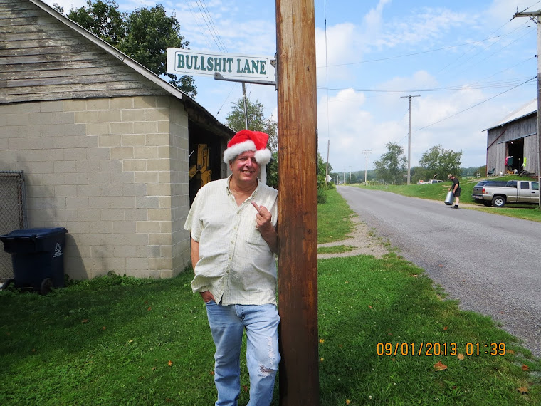 Santa's helper acting Weird on Bull-Shit Lane.