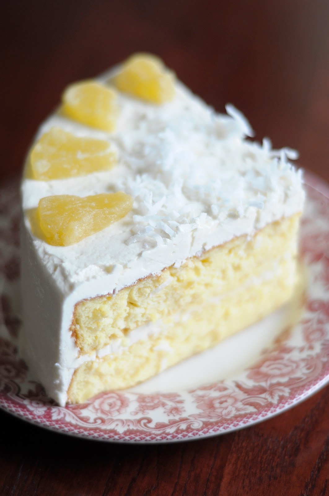 Cardamommy and Coriaunty Pineapple Cake with Coconut Buttercream