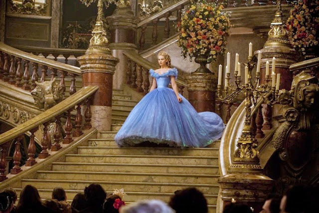 The gorgeous Lily Allens provides some sex appeal for the innocent Cinderella. Cinderella 2015 still