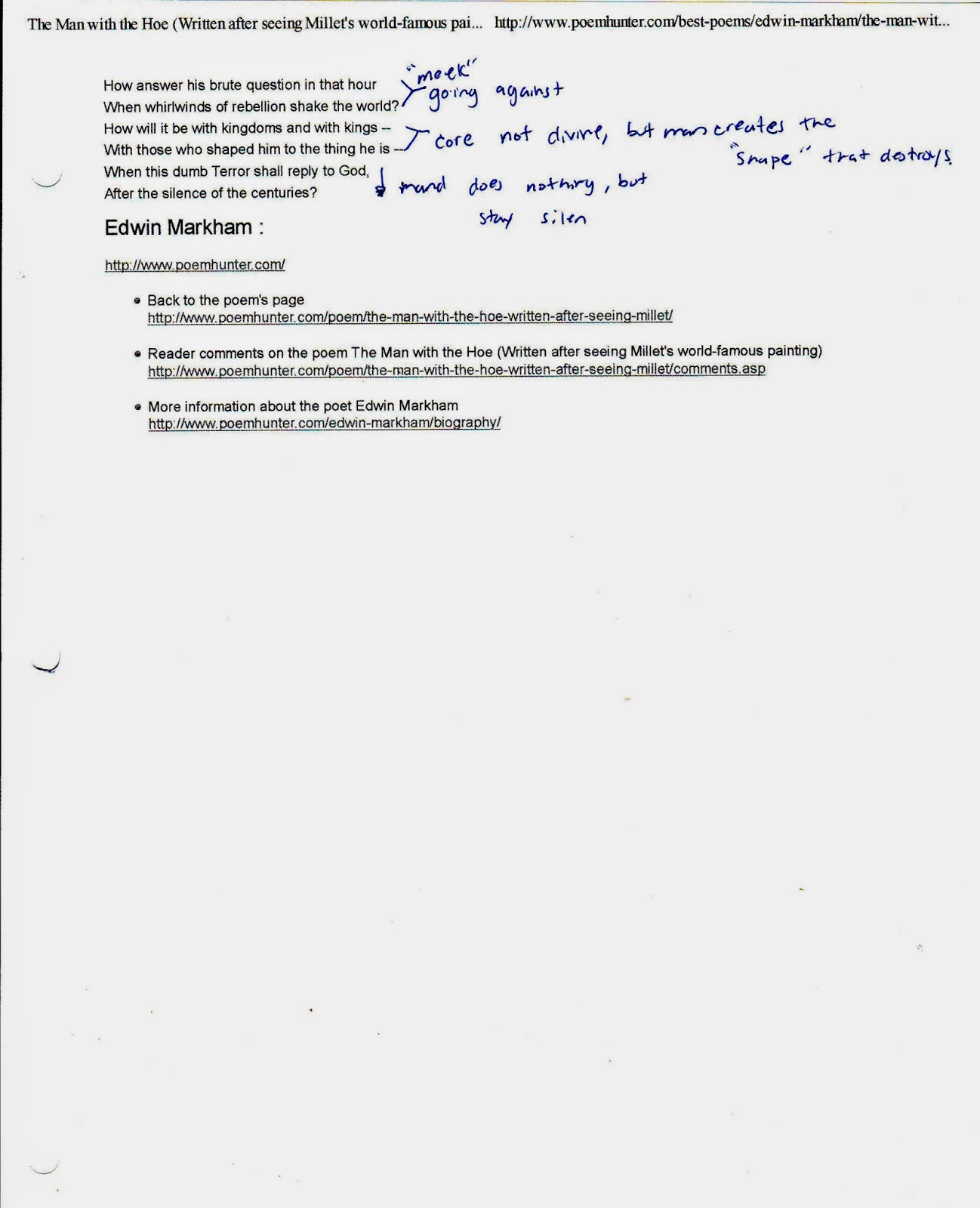 Summary of poem an essay on man