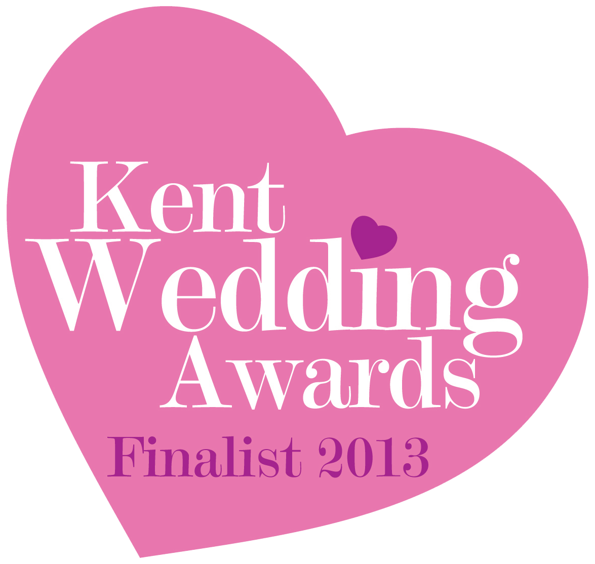 Nominated for Kent Wedding Awards