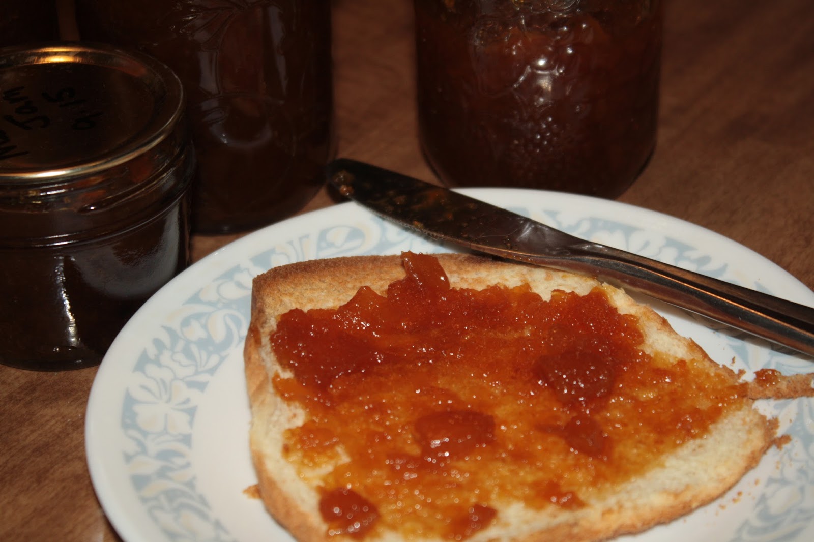 Her Peculiar Life Vine Peach = Melon Jam