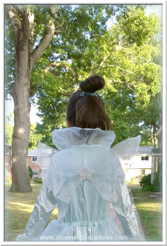Disney Cinderella Movie Deluxe Fairy Godmother Costume with Wings for Girls | www.3Garnets2Sapphires.com